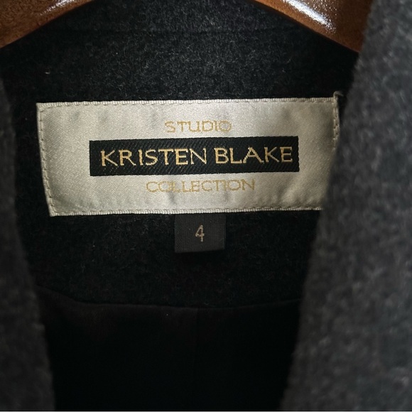 Vintage Kristen Blake Wool Cashmere Blend Coat Size 4 - Picture 4 of 8